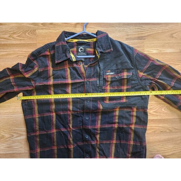 Ski-Doo BRP Long Sleeves Shirt Large Squared Pattern Pre-Owned - Picture 6 of 7
